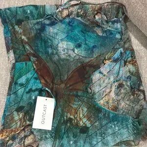 Elegant Strappy Blue Dress